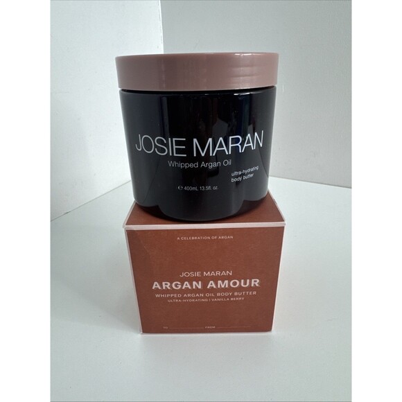 Josie Maran Whipped Argan Oil Body Butter UNSCENTED 13.5 oz New+Sealed - Picture 1 of 3